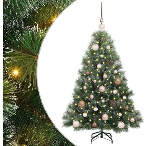 Artificial Christmas Tree with 150 LEDs Green 120 cm PE and PVC vidaXL Artificial Christmas Tree with 150 LEDs Green 120 cm PE and PVC vidaXL