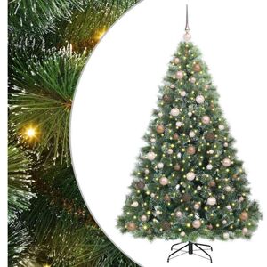 Artificial Christmas Tree with 300 LEDs Green 180 cm PE and PVC vidaXL Artificial Christmas Tree with 300 LEDs Green 180 cm PE and PVC vidaXL