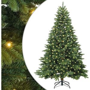 Artificial Christmas Tree with 300 LEDs Green 180 cm PE and PVC vidaXL Artificial Christmas Tree with 300 LEDs Green 180 cm PE and PVC vidaXL