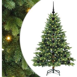 Artificial Christmas Tree with 150 LEDs Green 120 cm PE and PVC vidaXL Artificial Christmas Tree with 150 LEDs Green 120 cm PE and PVC vidaXL
