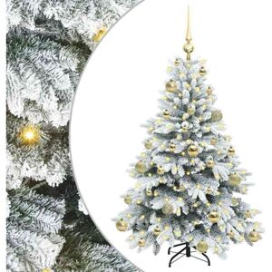 Artificial Christmas Tree with 150 LEDs Green 120 cm PE and PVC vidaXL Artificial Christmas Tree with 150 LEDs Green 120 cm PE and PVC vidaXL