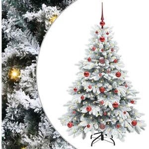 Artificial Christmas Tree with 150 LEDs Green 120 cm PE and PVC vidaXL Artificial Christmas Tree with 150 LEDs Green 120 cm PE and PVC vidaXL