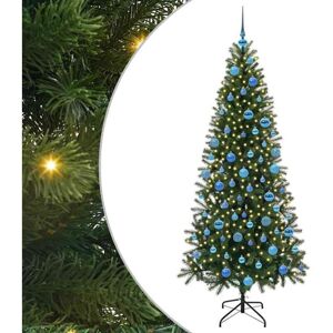 Artificial Christmas Tree with 300 LEDs Green 180 cm PE and PVC vidaXL Artificial Christmas Tree with 300 LEDs Green 180 cm PE and PVC vidaXL