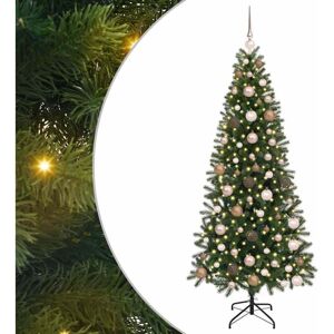 Artificial Christmas Tree with 300 LEDs Green 180 cm PE and PVC vidaXL Artificial Christmas Tree with 300 LEDs Green 180 cm PE and PVC vidaXL