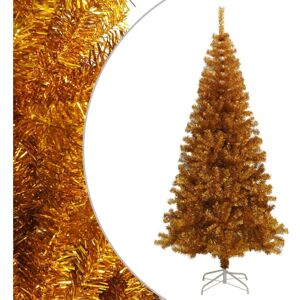 Artificial Christmas Tree with Stand Gold 240 cm PET vidaXL Artificial Christmas Tree with Stand Gold 240 cm PET vidaXL