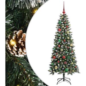 Artificial Christmas Tree with 150 LEDs Green 66 x 66 x 150 cm vidaXL Artificial Christmas Tree with 150 LEDs Green 66 x 66 x 150 cm vidaXL
