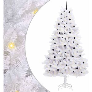 Artificial Hinged Christmas Tree White 300 cm PVC and Steel vidaXL Artificial Hinged Christmas Tree White 300 cm PVC and Steel vidaXL