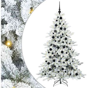 Artificial Hinged Christmas Tree with 300 LEDs 180 cm PVC vidaXL Artificial Hinged Christmas Tree with 300 LEDs 180 cm PVC vidaXL