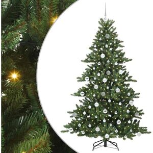 Artificial Hinged Christmas Tree with 300 LEDs 180 cm PVC vidaXL Artificial Hinged Christmas Tree with 300 LEDs 180 cm PVC vidaXL