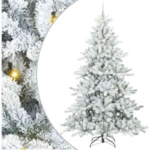 Artificial Hinged Christmas Tree with 300 LEDs 240 cm PVC vidaXL Artificial Hinged Christmas Tree with 300 LEDs 240 cm PVC vidaXL
