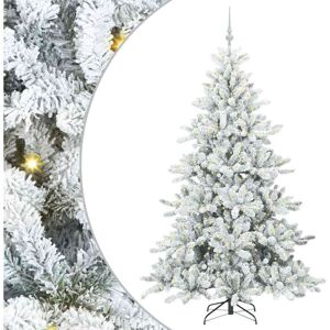 Artificial Hinged Christmas Tree with 300 LEDs 180 cm PVC vidaXL Artificial Hinged Christmas Tree with 300 LEDs 180 cm PVC vidaXL