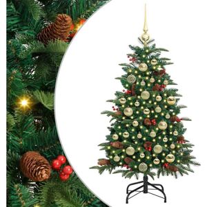 Artificial Christmas Tree with 150 LEDs with Stand Green 120 cm vidaXL Artificial Christmas Tree with 150 LEDs with Stand Green 120 cm vidaXL