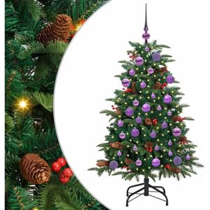 Artificial Christmas Tree with 150 LEDs with Stand Green 120 cm vidaXL Artificial Christmas Tree with 150 LEDs with Stand Green 120 cm vidaXL