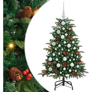 Artificial Christmas Tree with 150 LEDs with Stand Green 120 cm vidaXL Artificial Christmas Tree with 150 LEDs with Stand Green 120 cm vidaXL