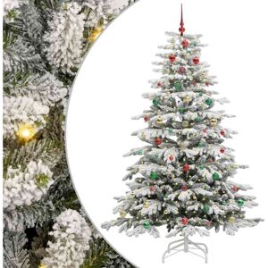 Artificial Hinged Christmas Tree White 240 cm PE and PVC vidaXL Artificial Hinged Christmas Tree White 240 cm PE and PVC vidaXL