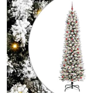 Artificial Christmas Tree with 300 LEDs Green and white 240 cm vidaXL Artificial Christmas Tree with 300 LEDs Green and white 240 cm vidaXL