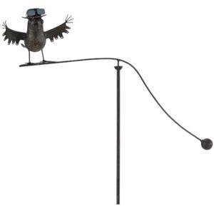 Bird Garden Stake - Metal - L7 x W27 x H55 cm Bird Garden Stake - Metal - L7 x W27 x H55 cm