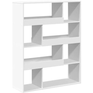 Vidaxl - Bookcase White 100x33x125.5 cm Engineered Wood Vidaxl - Bookcase White 100x33x125.5 cm Engineered Wood