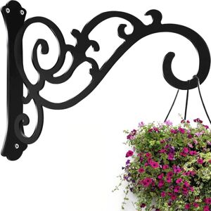 CCYKXA Wall-mounted hanging hooks, outdoor hanging basket brackets, metal hanging basket supports, plant hanger hooks, wall hooks for flower pot CCYKXA Wall-mounted hanging hooks, outdoor hanging basket brackets, metal hanging basket supports, plant hanger hooks, wall hooks for flower pot