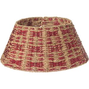 BELIANI Christmas Tree Collar NEIGE Seagrass Natural 52 cm BELIANI Christmas Tree Collar NEIGE Seagrass Natural 52 cm