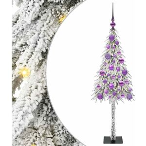Christmas Tree with 150 LEDs White 120 cm PE and Steel vidaXL Christmas Tree with 150 LEDs White 120 cm PE and Steel vidaXL