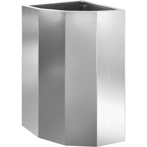 Corner Planter Silver 30 x 30 x 50 cm Galvanised steel vidaXL Corner Planter Silver 30 x 30 x 50 cm Galvanised steel vidaXL