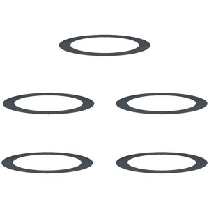 Vidaxl - Flat Tree Rings 5 pcs Anthracite Ø90 / 120 cm Steel Vidaxl - Flat Tree Rings 5 pcs Anthracite Ø90 / 120 cm Steel