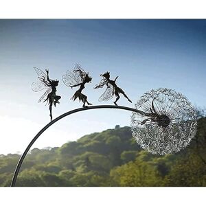 Mumu - Fairy Elf Metal Garden Ornament, Fairy Elf Metal Sculptures, Garden Stakes, Outdoor Garden Accessories for Lawn, Landscape, Yard, Art Mumu - Fairy Elf Metal Garden Ornament, Fairy Elf Metal Sculptures, Garden Stakes, Outdoor Garden Accessories for Lawn, Landscape, Yard, Art