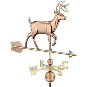 Farmhouse Copper Buck Deer Weathervane - H104 x W84 x L44 cm Farmhouse Copper Buck Deer Weathervane - H104 x W84 x L44 cm