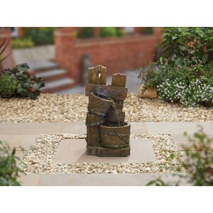 La Hacienda Easy Fountain Fence Post Pours led Traditional Garden Water Feature Stone Effect La Hacienda Easy Fountain Fence Post Pours led Traditional Garden Water Feature Stone Effect