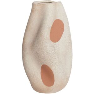Beliani Batoidea - Modern Gres Vase - Beige - 16x16x25cm Beliani Batoidea - Modern Gres Vase - Beige - 16x16x25cm