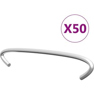 Gabion Hooks 50 pcs Galvanised Steel 10 cm Vidaxl Gabion Hooks 50 pcs Galvanised Steel 10 cm Vidaxl