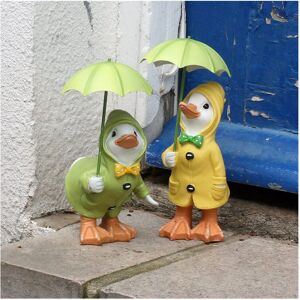 SWEEVT Garden Ducks,Garden Ornaments,Animal Garden Statue, Ducks Standing with Umbrellas,Funny Outdoor Statue Decoration Indoor Outdoor Lawn Figurines for SWEEVT Garden Ducks,Garden Ornaments,Animal Garden Statue, Ducks Standing with Umbrellas,Funny Outdoor Statue Decoration Indoor Outdoor Lawn Figurines for
