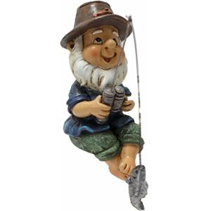 Garden Gnome Statue Resin Fishing Dwarf Elf Statue Outdoor Pastoral Landscape Ornaments for Garden Yard Lawn Decor - Alwaysh Garden Gnome Statue Resin Fishing Dwarf Elf Statue Outdoor Pastoral Landscape Ornaments for Garden Yard Lawn Decor - Alwaysh