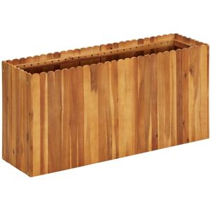 Garden Raised Bed 100x30x50 cm Solid Acacia Wood vidaXL Garden Raised Bed 100x30x50 cm Solid Acacia Wood vidaXL