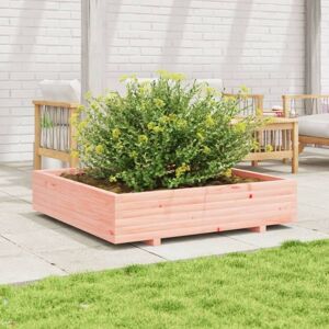 vidaXL Garden Planter 110x110x26.5 cm Solid Wood Douglas - Garden Planter vidaXL Garden Planter 110x110x26.5 cm Solid Wood Douglas - Garden Planter