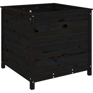 vidaXL Black Garden Planter - 82.5x82.5x78 cm - Garden Planter vidaXL Black Garden Planter - 82.5x82.5x78 cm - Garden Planter