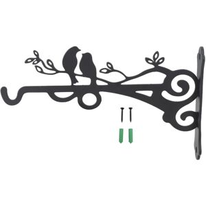 Groofoo - Hanging Plant Bracket Wall Hook Iron Decorative Plant Hanger with Screws for Bird Feeder Lanterns Wind Chimes Flower Basket Groofoo - Hanging Plant Bracket Wall Hook Iron Decorative Plant Hanger with Screws for Bird Feeder Lanterns Wind Chimes Flower Basket