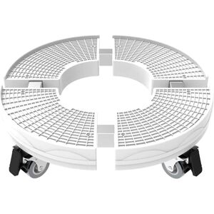 WOIYIC Heavy Duty Plant Stand with Wheels, 200kg Capacity, 30cm-50cm Adjustable Round Flower Pot Holder for Indoor Outdoor on Rollers WOIYIC Heavy Duty Plant Stand with Wheels, 200kg Capacity, 30cm-50cm Adjustable Round Flower Pot Holder for Indoor Outdoor on Rollers