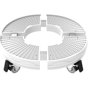 MEMKEY Robust plant stand with wheels, 200 kg load capacity, 30-50 cm adjustable round flower pot stand for indoor and outdoor on wheels MEMKEY Robust plant stand with wheels, 200 kg load capacity, 30-50 cm adjustable round flower pot stand for indoor and outdoor on wheels