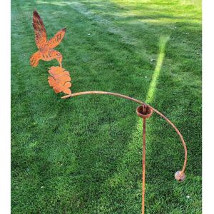 Hummingbird Wind Rocker Single Bare Metal/Ready to Rust - Steel - L66 x W54 x H148.5 cm Hummingbird Wind Rocker Single Bare Metal/Ready to Rust - Steel - L66 x W54 x H148.5 cm