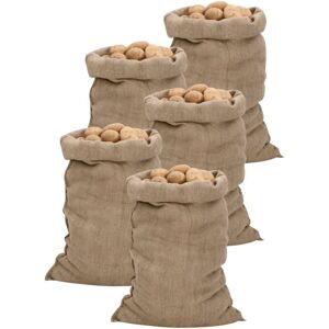 Jute Sacks 5 pcs 60x105 cm 100% Jute 340 gsm Vidaxl Jute Sacks 5 pcs 60x105 cm 100% Jute 340 gsm Vidaxl