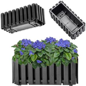 KADAX balcony planter, plant box with rubber stopper, 40 cm, anthracite KADAX balcony planter, plant box with rubber stopper, 40 cm, anthracite