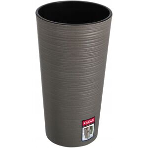 KADAX Bio Flower Pot, with insert, planter, 25 cm, Grey KADAX Bio Flower Pot, with insert, planter, 25 cm, Grey