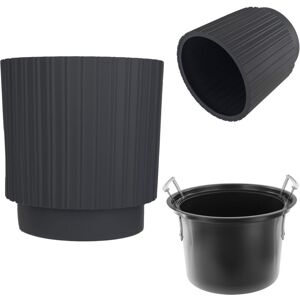 KADAX flower pot with insert, 40 cm, anthracite KADAX flower pot with insert, 40 cm, anthracite