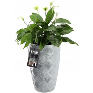KADAX flower pot with insert and handles, made of plastic, 48.5 cm, grey KADAX flower pot with insert and handles, made of plastic, 48.5 cm, grey