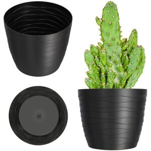 KADAX plastic flower pot, plant pot, round pot, 13 cm, black KADAX plastic flower pot, plant pot, round pot, 13 cm, black