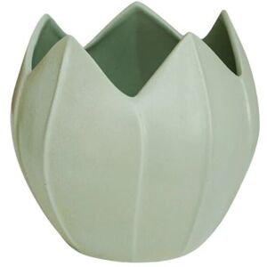 Kew Flower Planter - Ceramic - L24 x W24 x H24 cm - Pistachio Green Kew Flower Planter - Ceramic - L24 x W24 x H24 cm - Pistachio Green