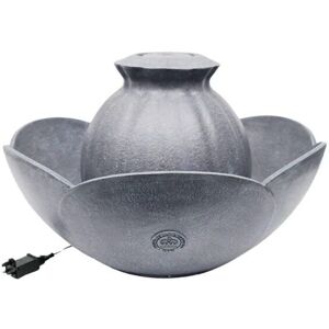 Kew Petal Bowl Water Feature - Fibreclay - L74 x W74 x H44 cm - Grey Kew Petal Bowl Water Feature - Fibreclay - L74 x W74 x H44 cm - Grey