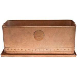 Kew Regency Outdoor Trough - Metal - L19 x W43 x H17 cm - Copper Kew Regency Outdoor Trough - Metal - L19 x W43 x H17 cm - Copper